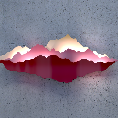 일출.일몰 ( Red ) 알루미늄, 캔디도장…