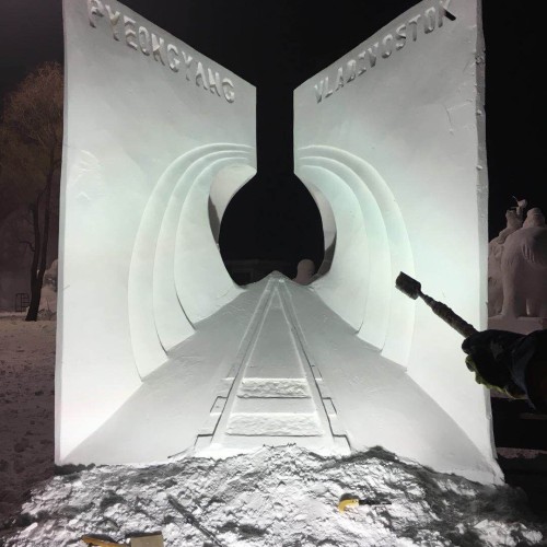 2019하얼빈 눈조각